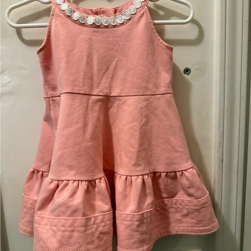 New Janie and Jack Oval Trim Ponte Dress